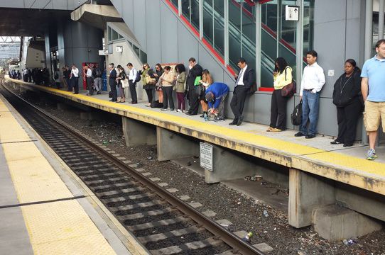 Metro-North commuters along the New Haven line last week